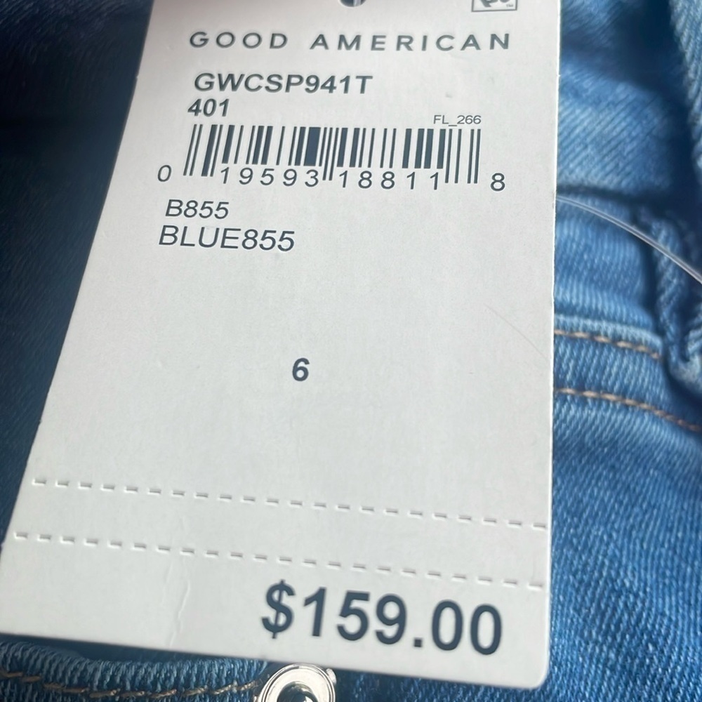 GOOD AMERICAN Good Waist Crop Jeans - Picture 14 of 16
